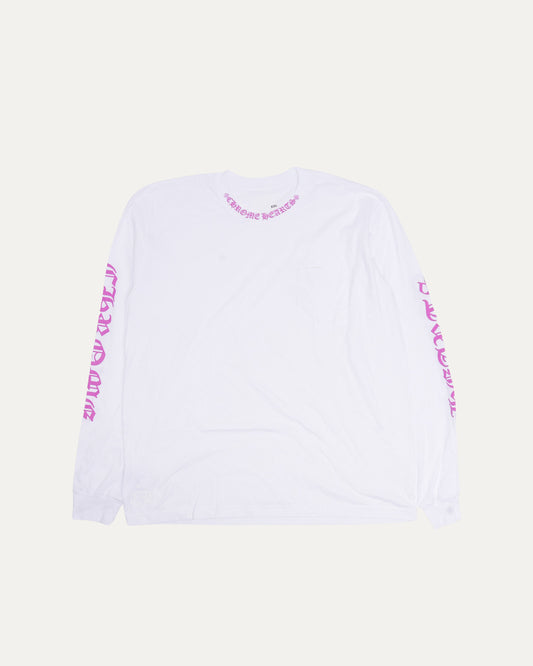 Neck Logo Long Sleeve T-Shirt