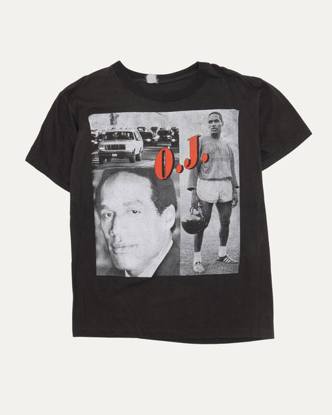 v*割様 JUICE MAGAZINE ヴィンテージ カットオフTEE Vintage O.J. Simpson Cut The Juice Loose T-Shirt – Justin Reed