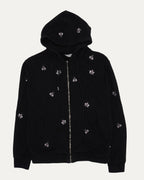 Kaws Embroidred Bee Zip Up Hoodie