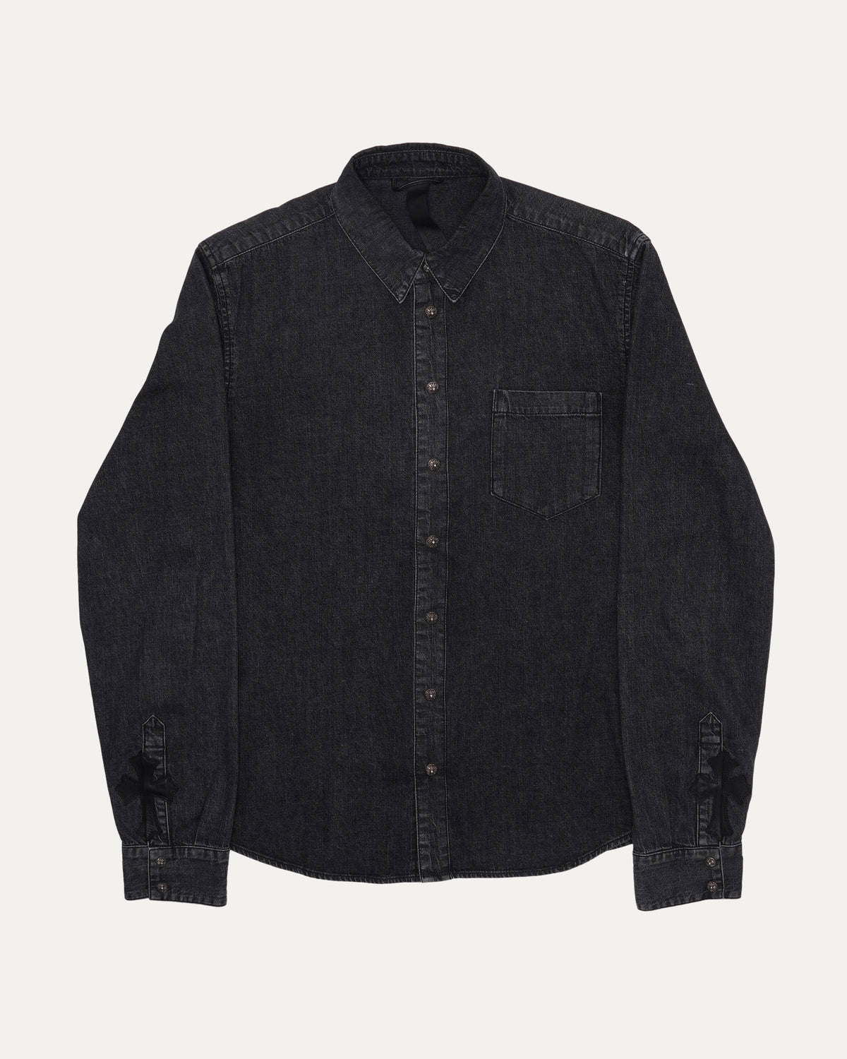 Cross Patch Denim Shirt