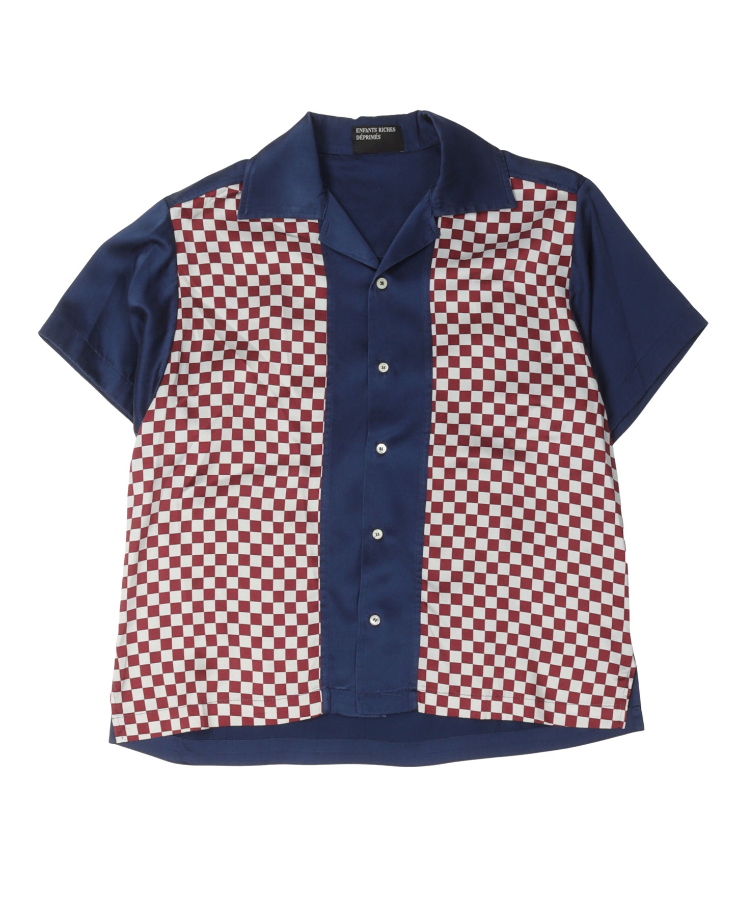 Checkered Camp Collar Shirt