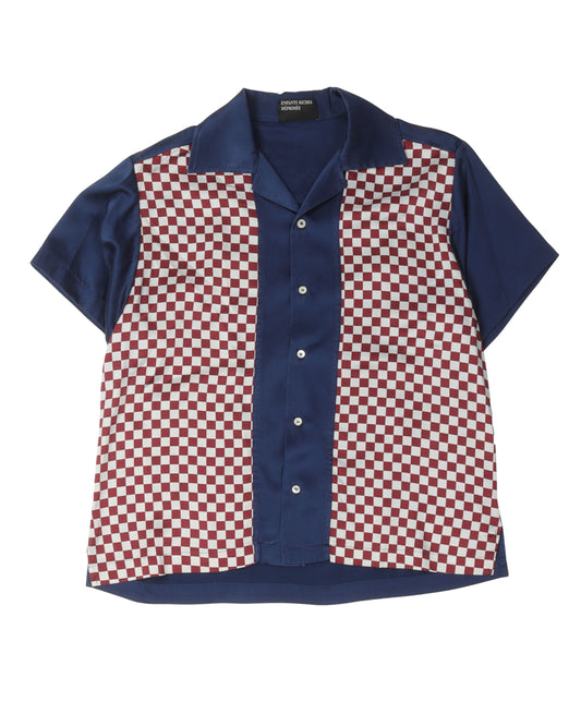 Checkered Camp Collar Shirt