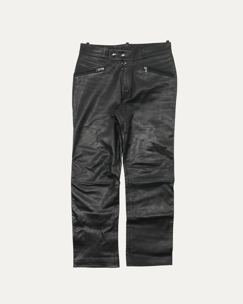 Leather Rider Pants