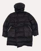FW22 Strobe Leather Pocket Puffer Coat