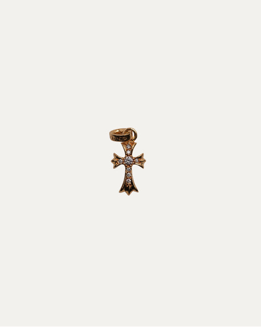 22k Gold and Diamond Baby Fat Pendant