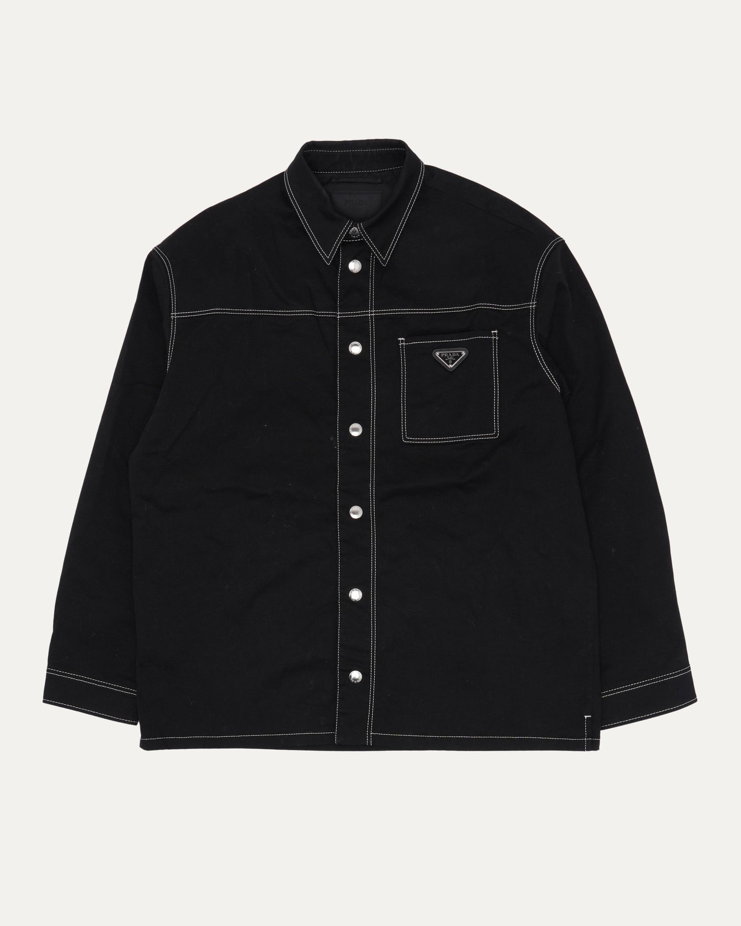 Contrast Stitch Work Jacket