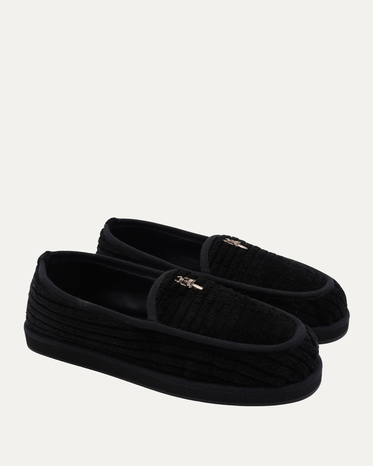 Dagger Embellished Heavy Cord House Shoes