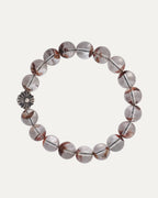 8mm Quartz Plus Ball Bead Bracelet