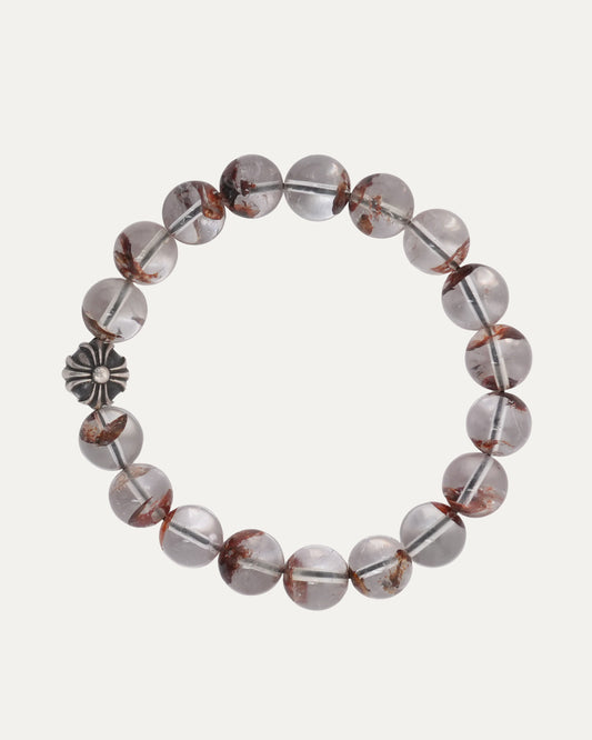 8mm Quartz Plus Ball Bead Bracelet