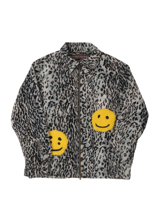 Human Made Leopard Zip Up Jacket