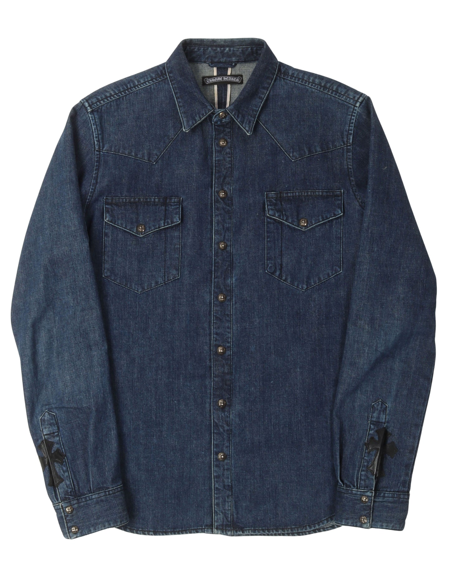 Cross Patch Denim Shirt