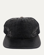Leather Cross Patch Trucker Hat