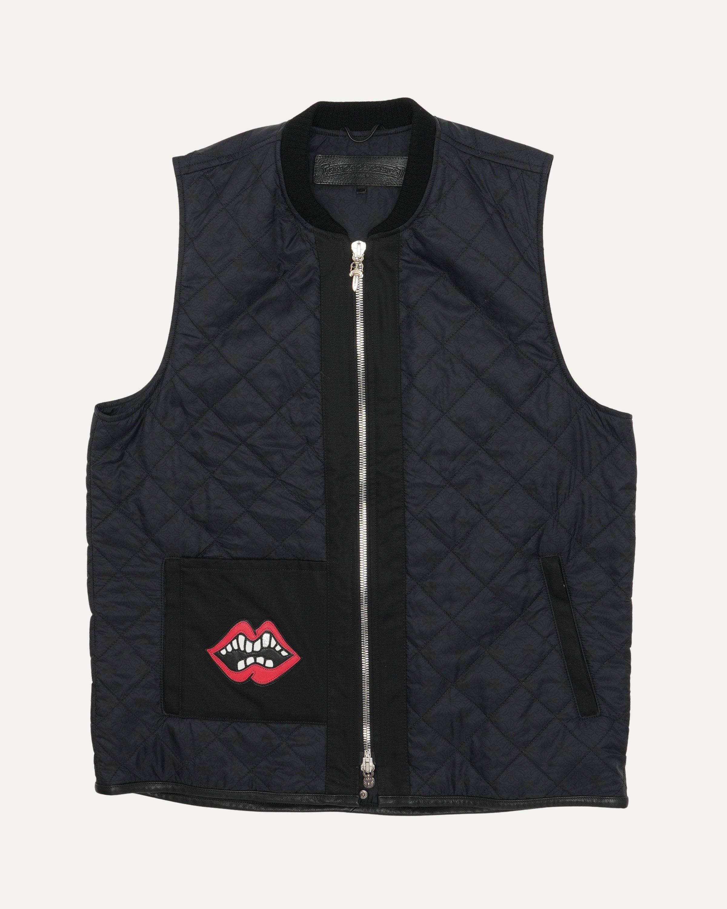 Matty Boy Chomper Patch Quilted Nylon Vest