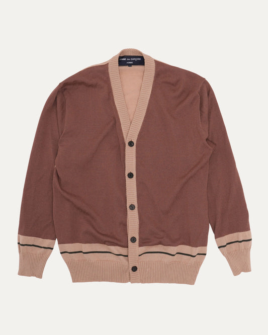 Contrast Hem Cardigan