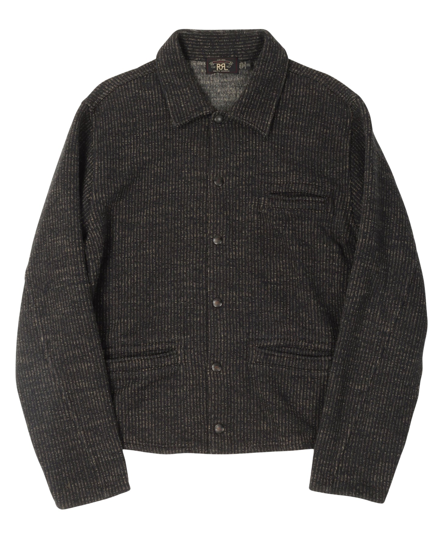 Striped Knit Chore Jacket