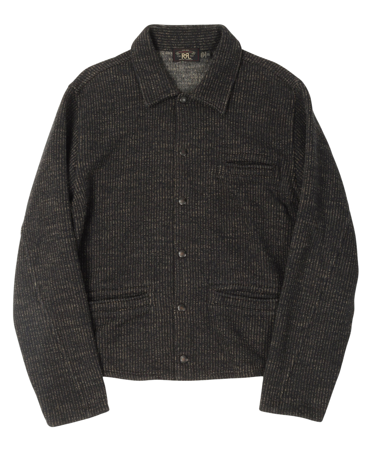 Striped Knit Chore Jacket
