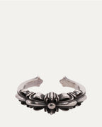 Mini Double Floral Cross Ring