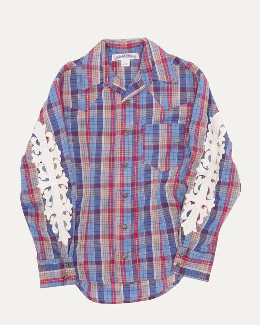 Floral Cross Patch Shirt