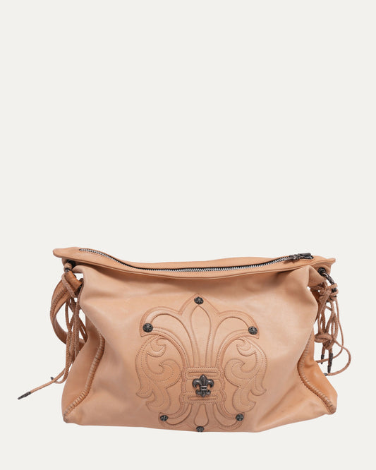 Fleur Embellished Tassel Shoulder Bag
