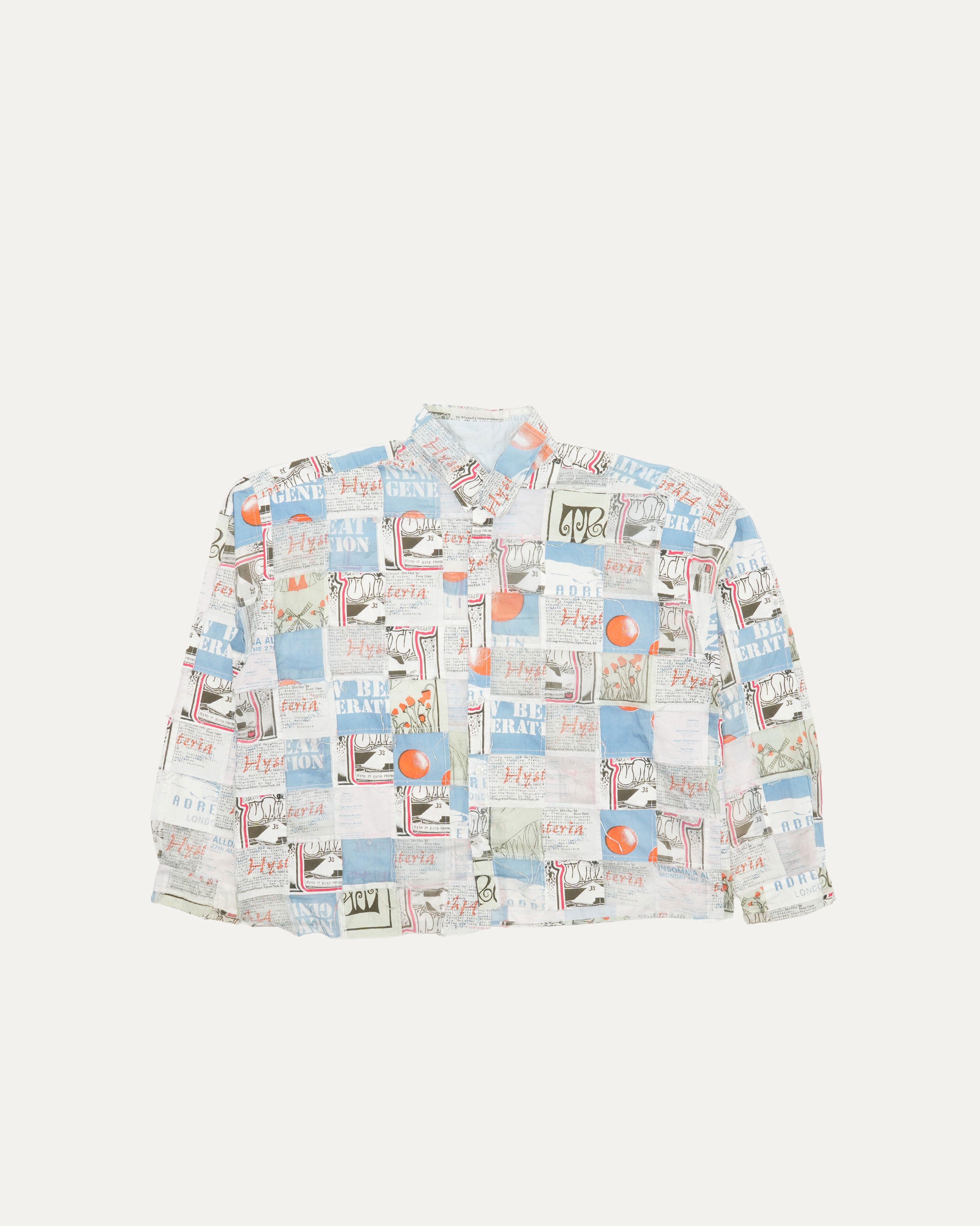 Newspaper Patchwork Shirt