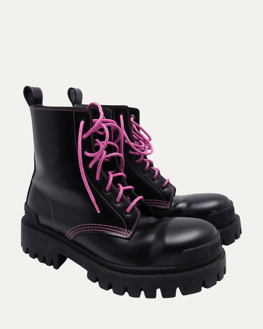 Leather Strike Boots