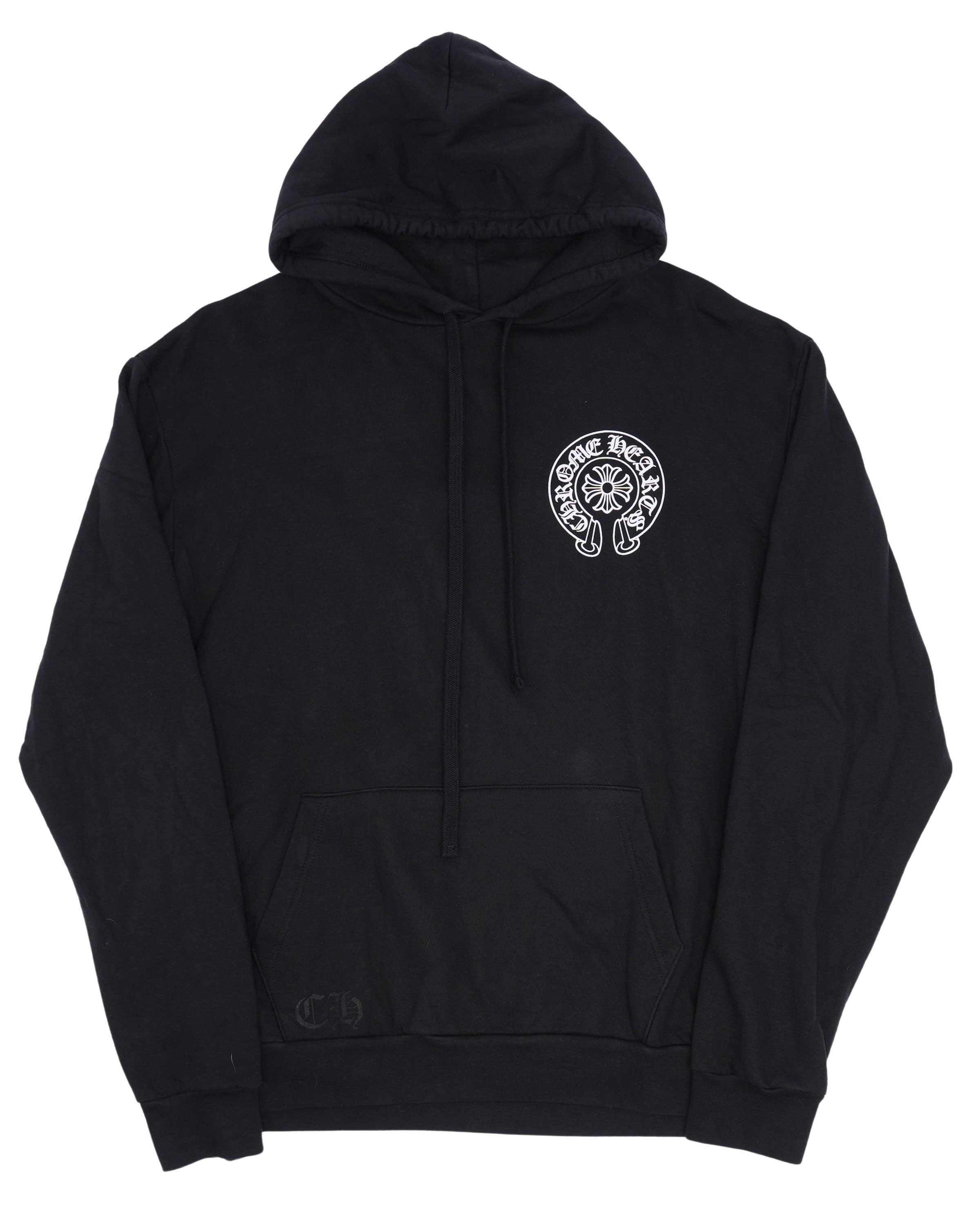 7291 Reed Chrome Hearts London Horseshoe Logo Hoodie – Justin Reed