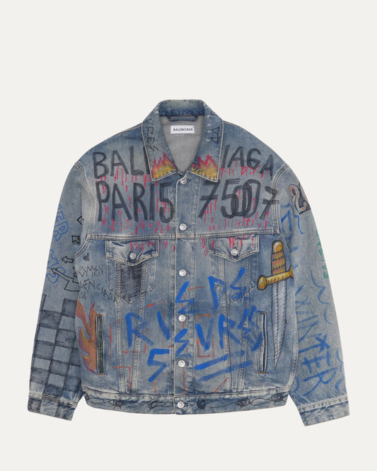 Graffiti Denim Jacket