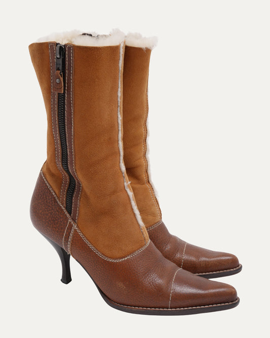 2000s Shearling Boots