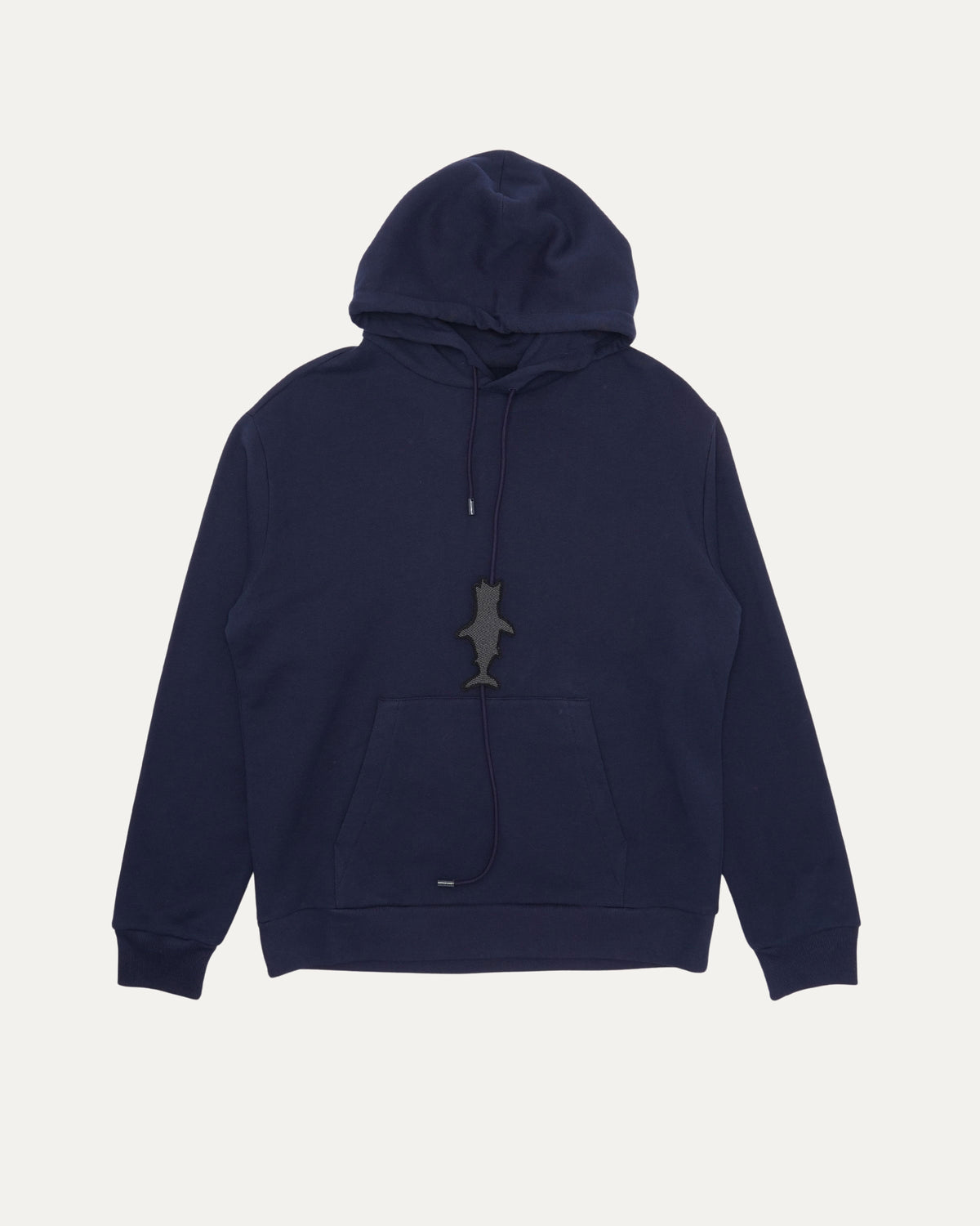 Beaded Shark Charm Hoodie
