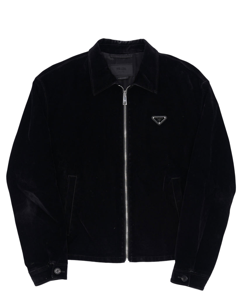 Cotton Velvet Blouson