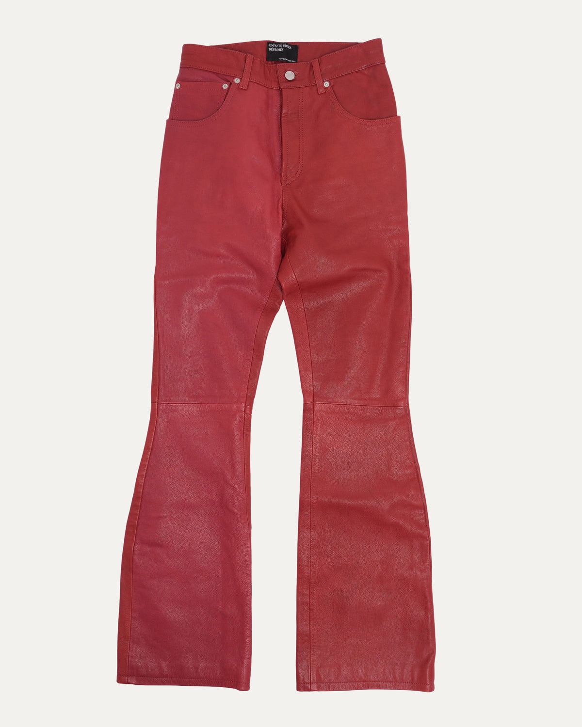Leather Flare Pants