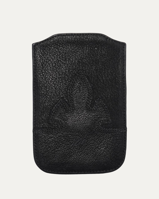Leather Fleur Luggage Tag
