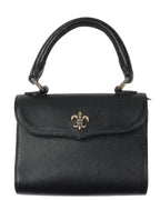 Leather Fleur de Lis Mini Bag