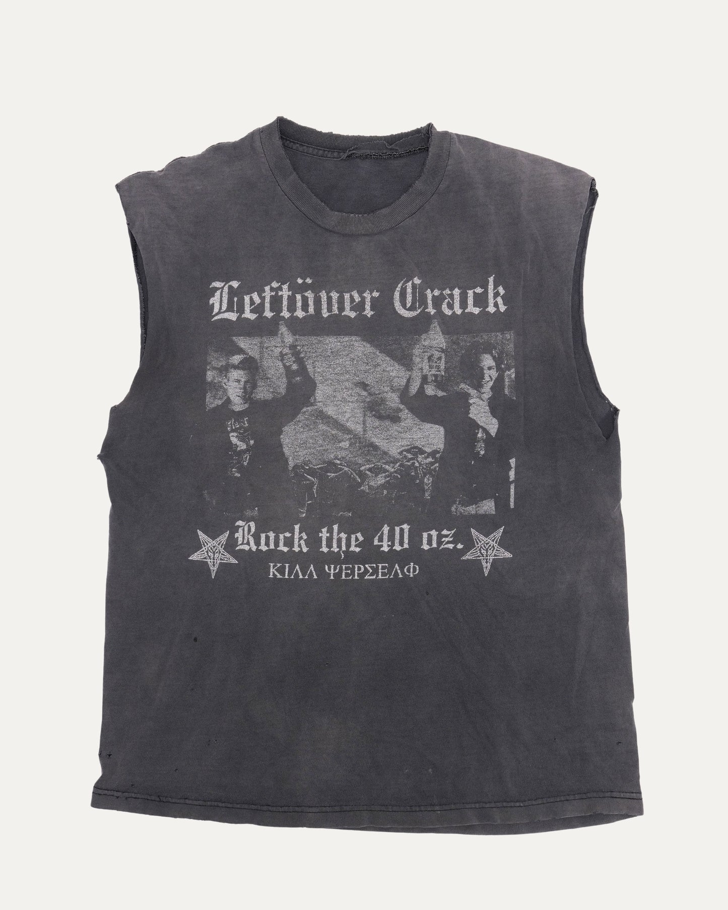 Leftover Crack Rock the 40 oz Cut Off T-Shirt