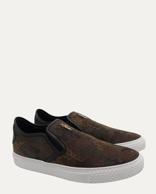 Camouflage Dagger Slip On Sneakers