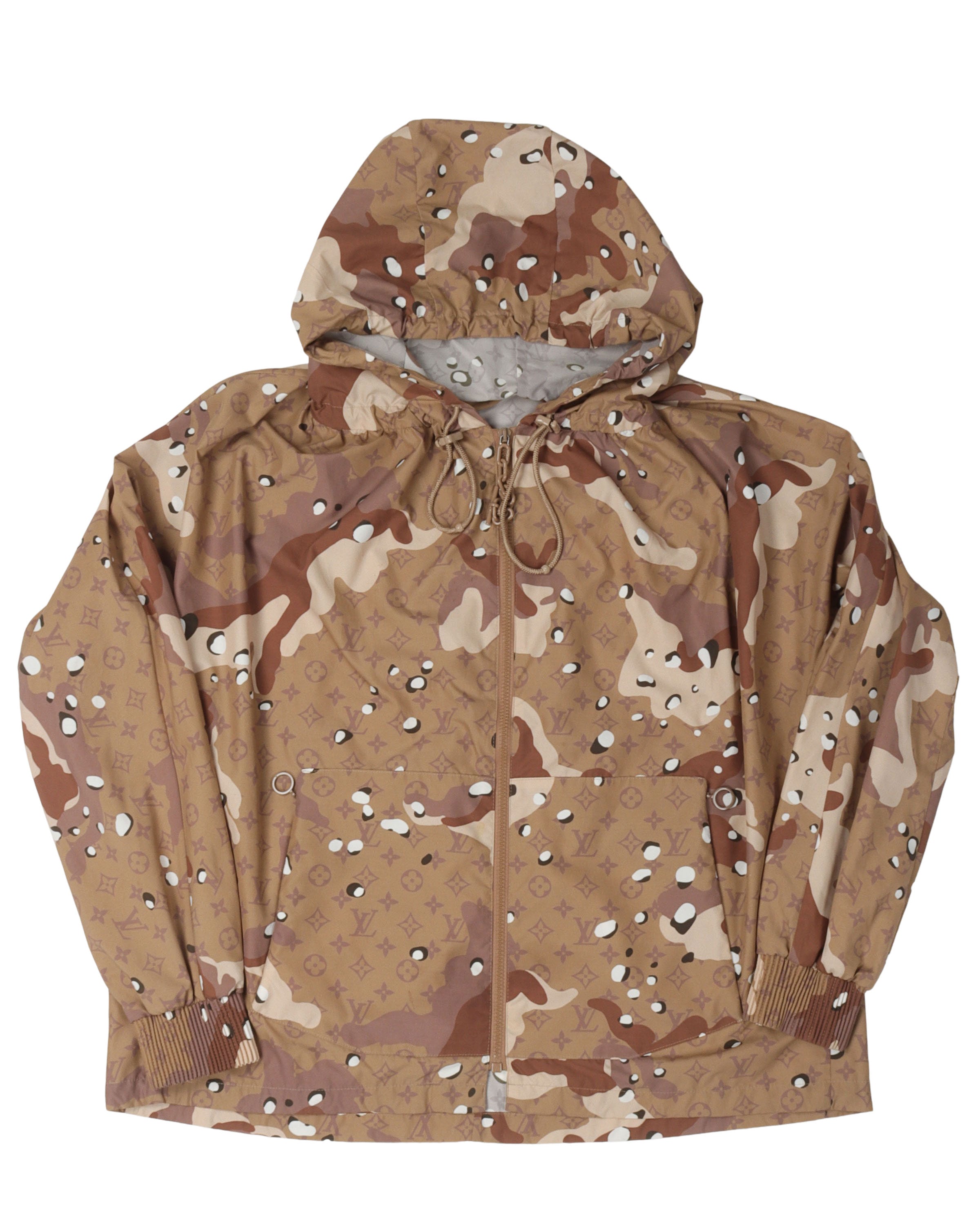 Monogram Desert Camouflage Windbreaker Jacket