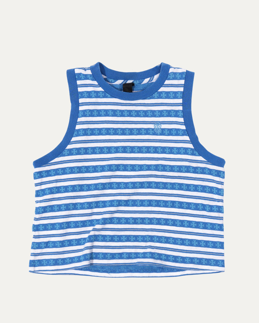 Teens From Mars Striped Plus Cross Tank Top