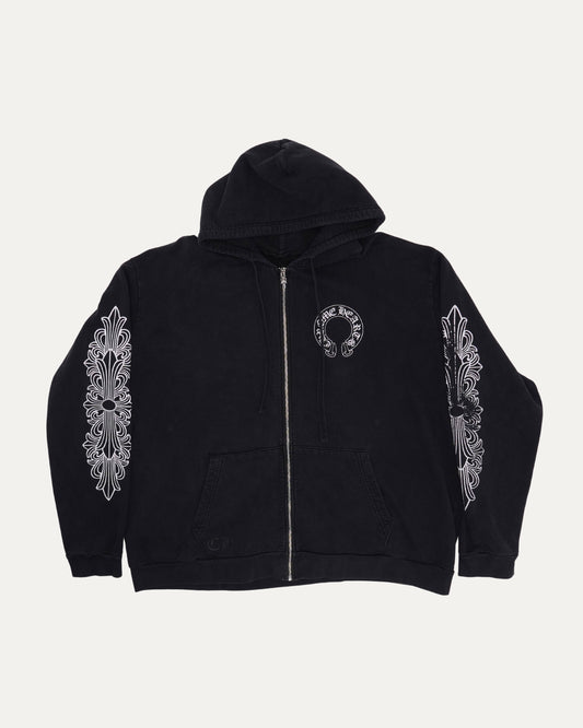 2010 Horseshoe Logo Zip Up Hoodie