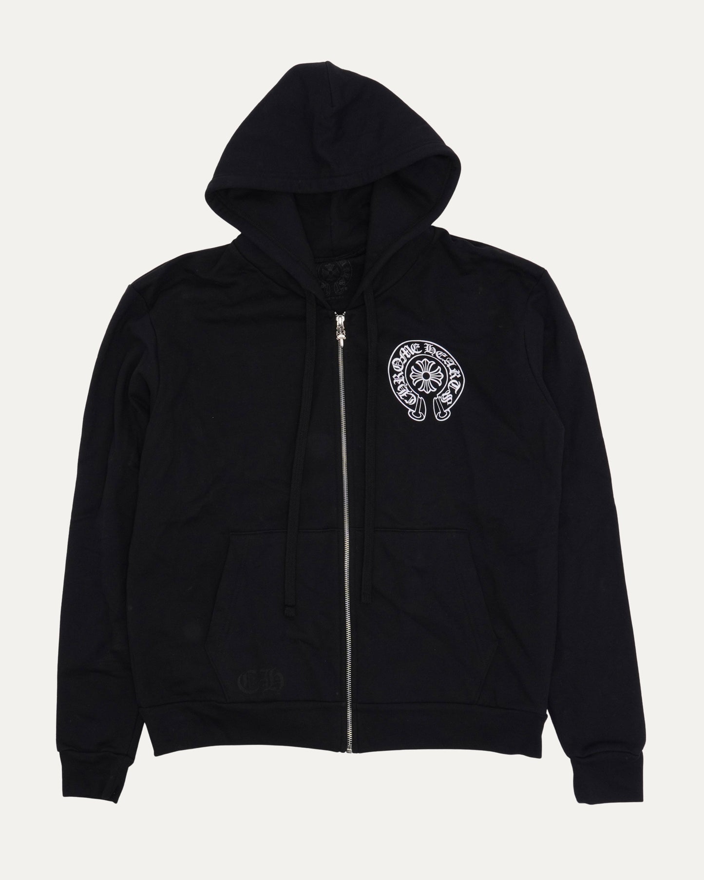 Miami Horseshoe Logo Zip Up Hoodie