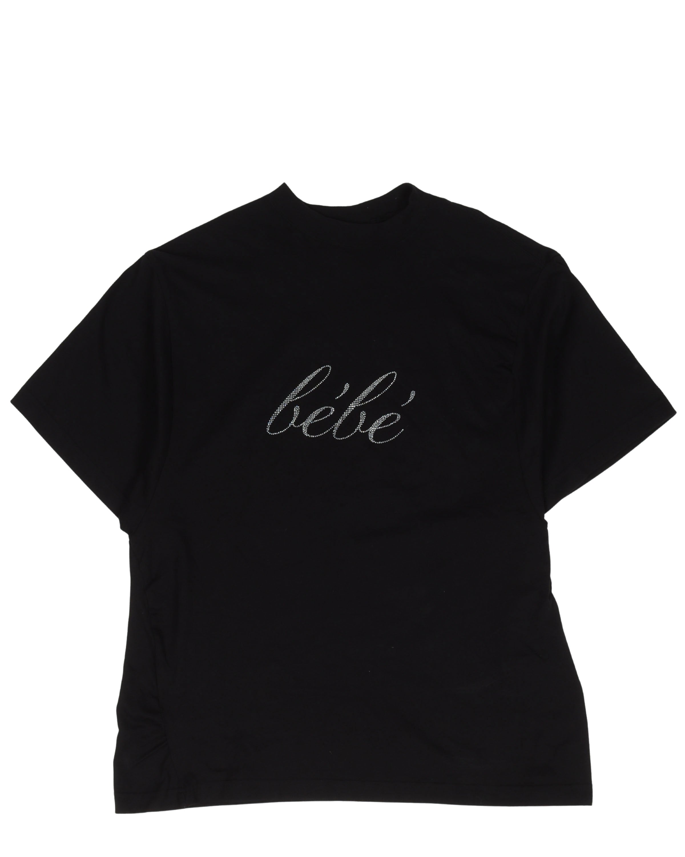 Balenciaga Bebe Rhinestone T-Shirt – Justin Reed