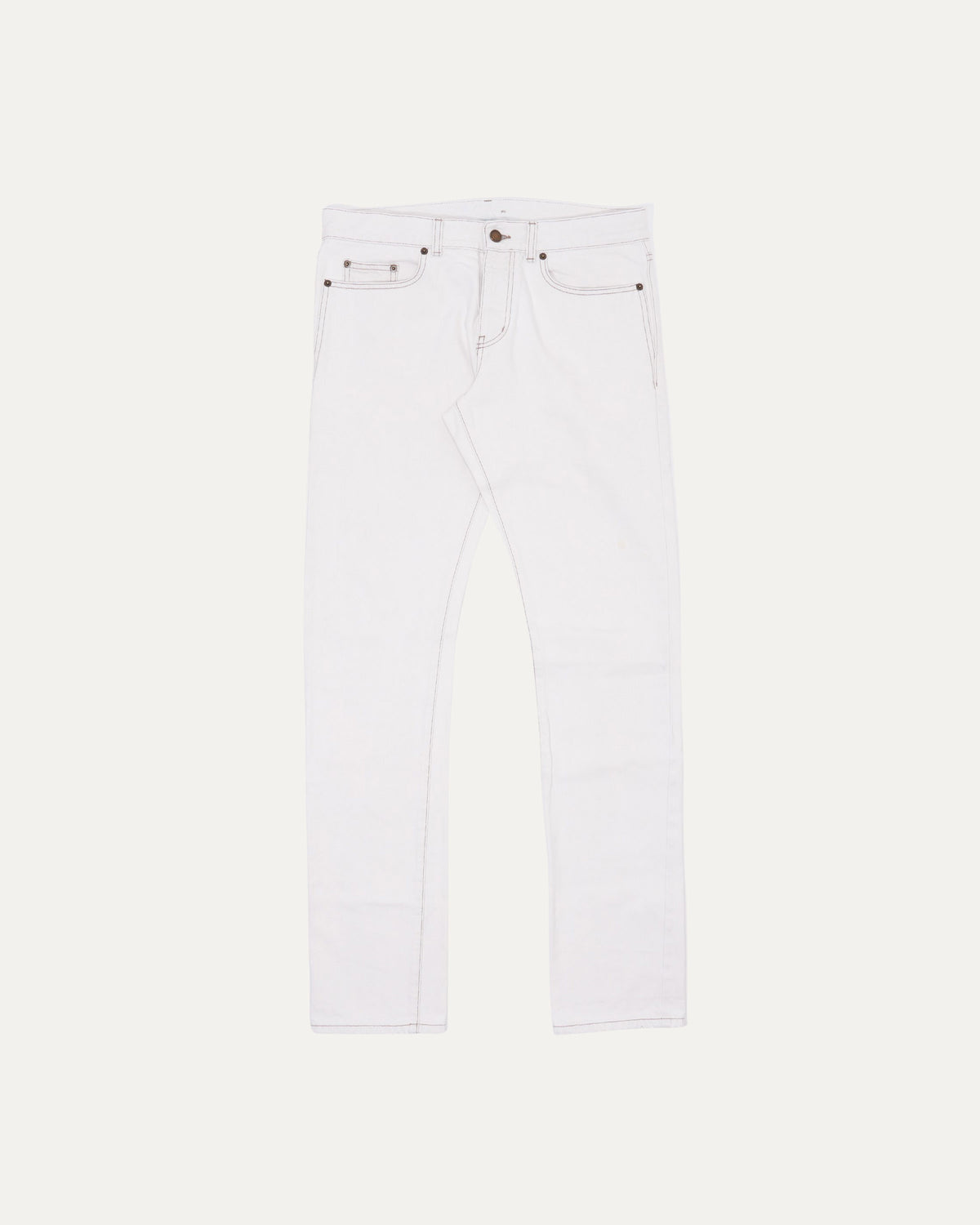 Slim Fit Button Fly Jeans