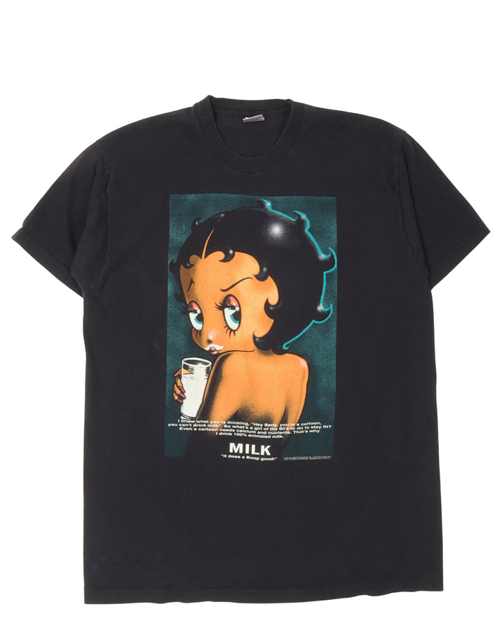 Betty Boop Milk T-Shirt