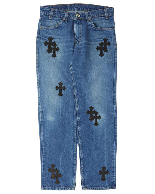Levi's Orange Tab Cross Patch Jeans