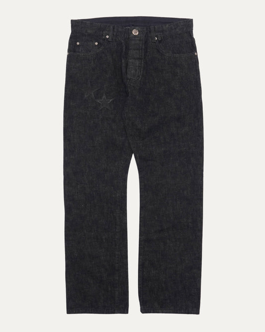 Star Patch Fleur Knee Jeans