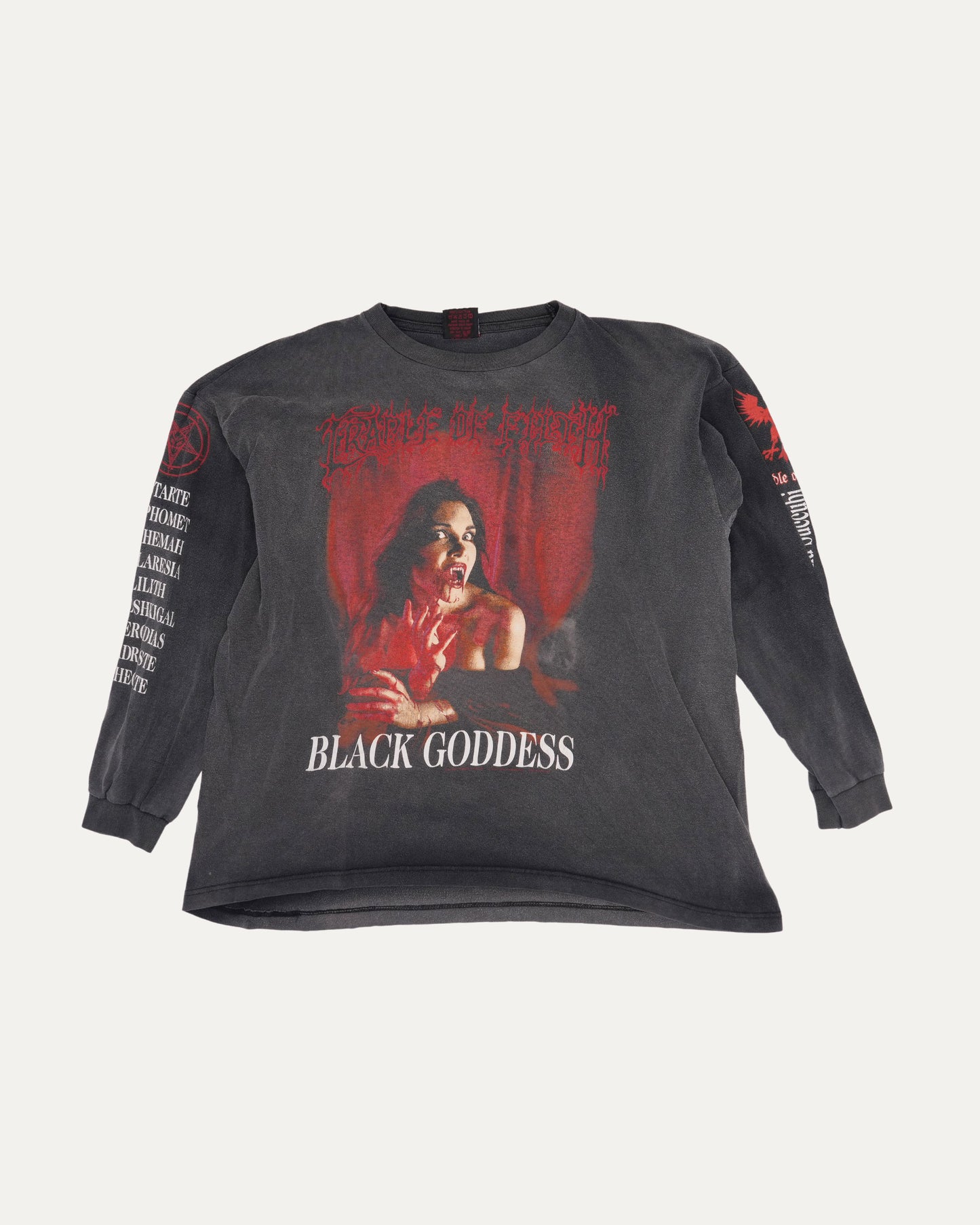 Cradle of Filth Black Goddess Long Sleeve T-Shirt