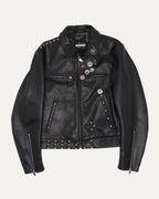 Sid Leather Jacket with Studs