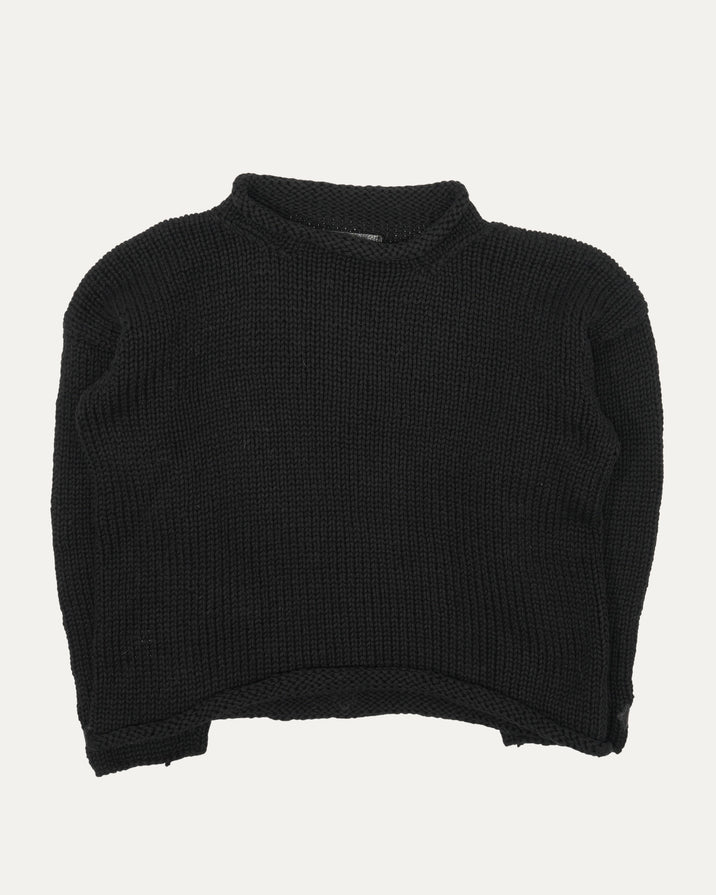 Cashmere Cross Patch Rollneck Sweater