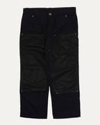 Nylon and Leather Double Knee Pants