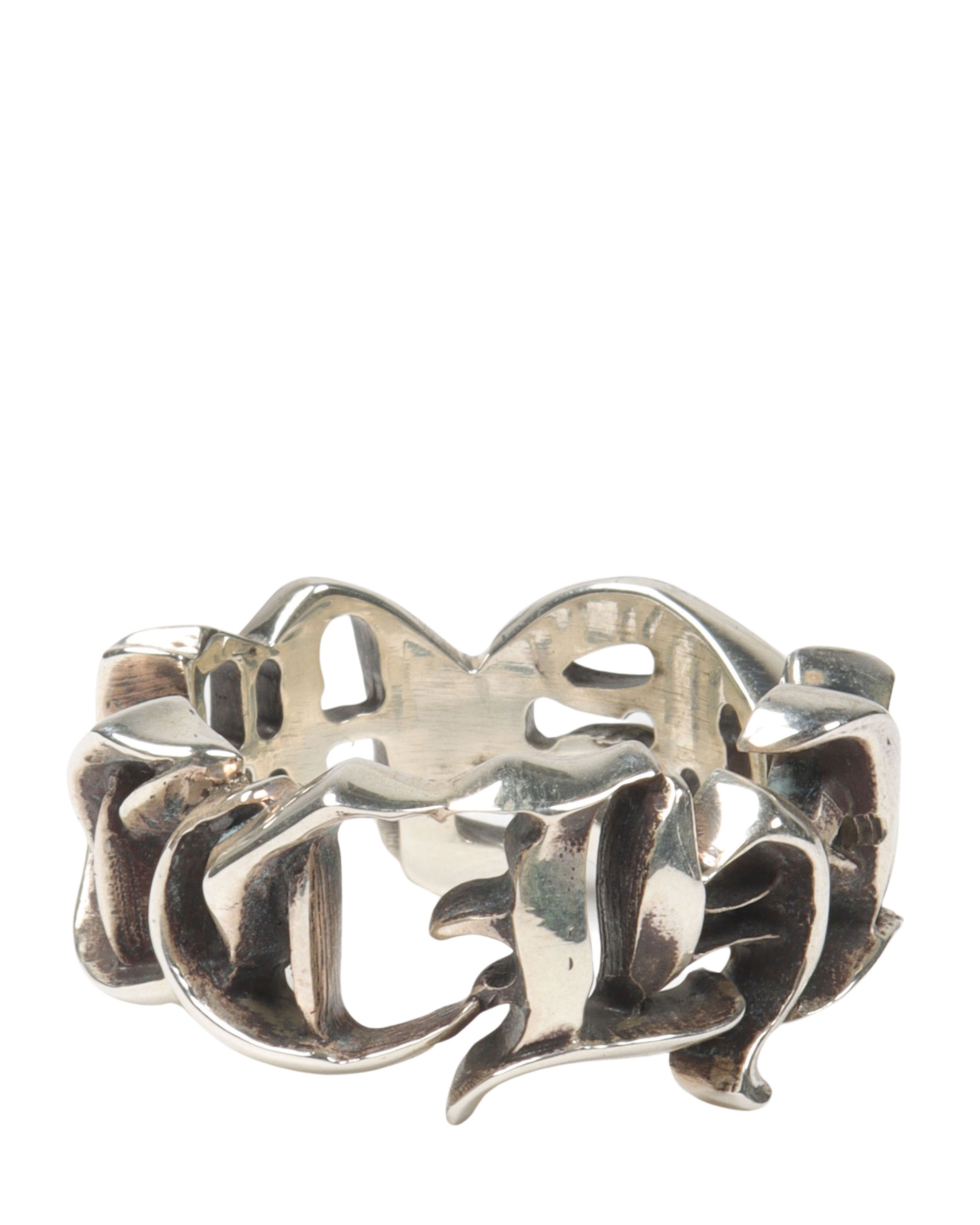 Chrome Hearts Large Spellout Ring