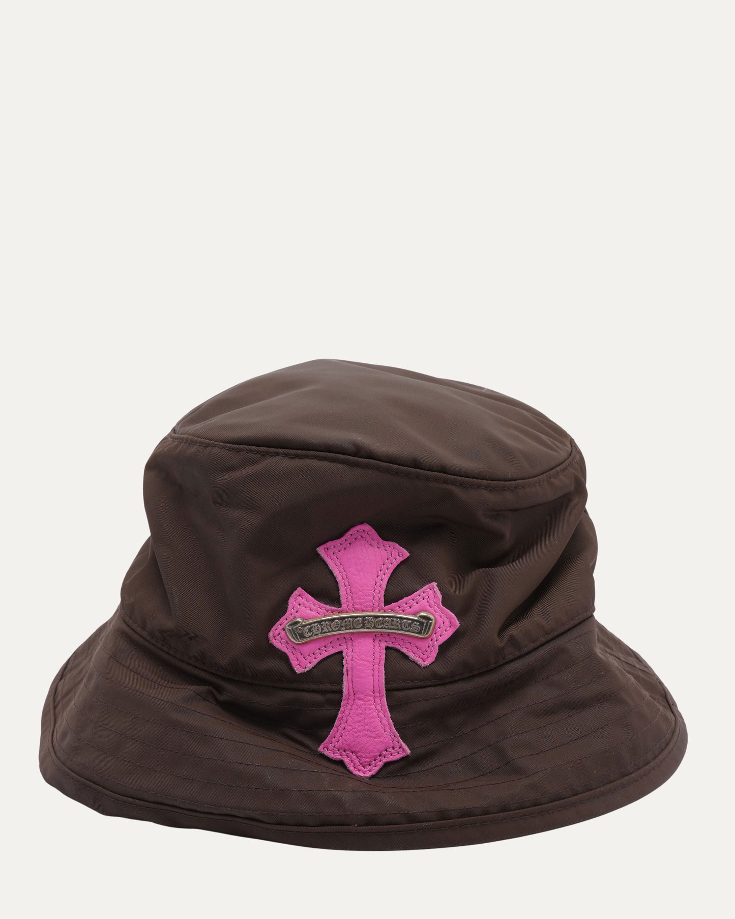 Nylon Cross Patch Chum Bucket Hat